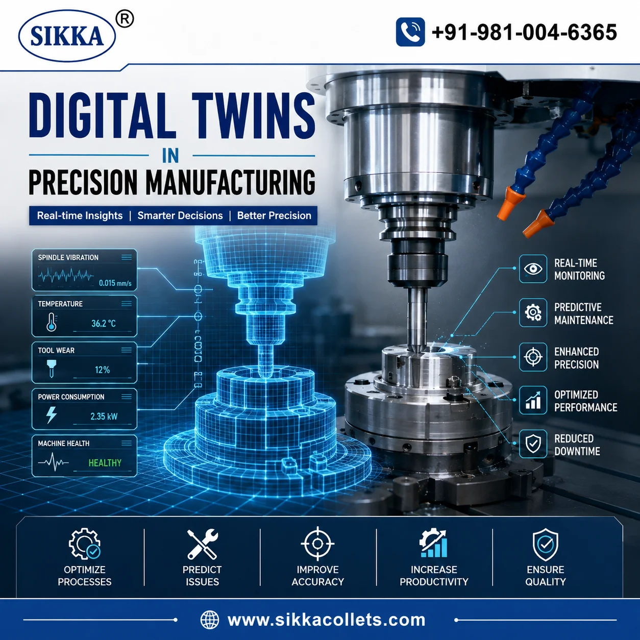 Digital Twins in Precision Manufacturing