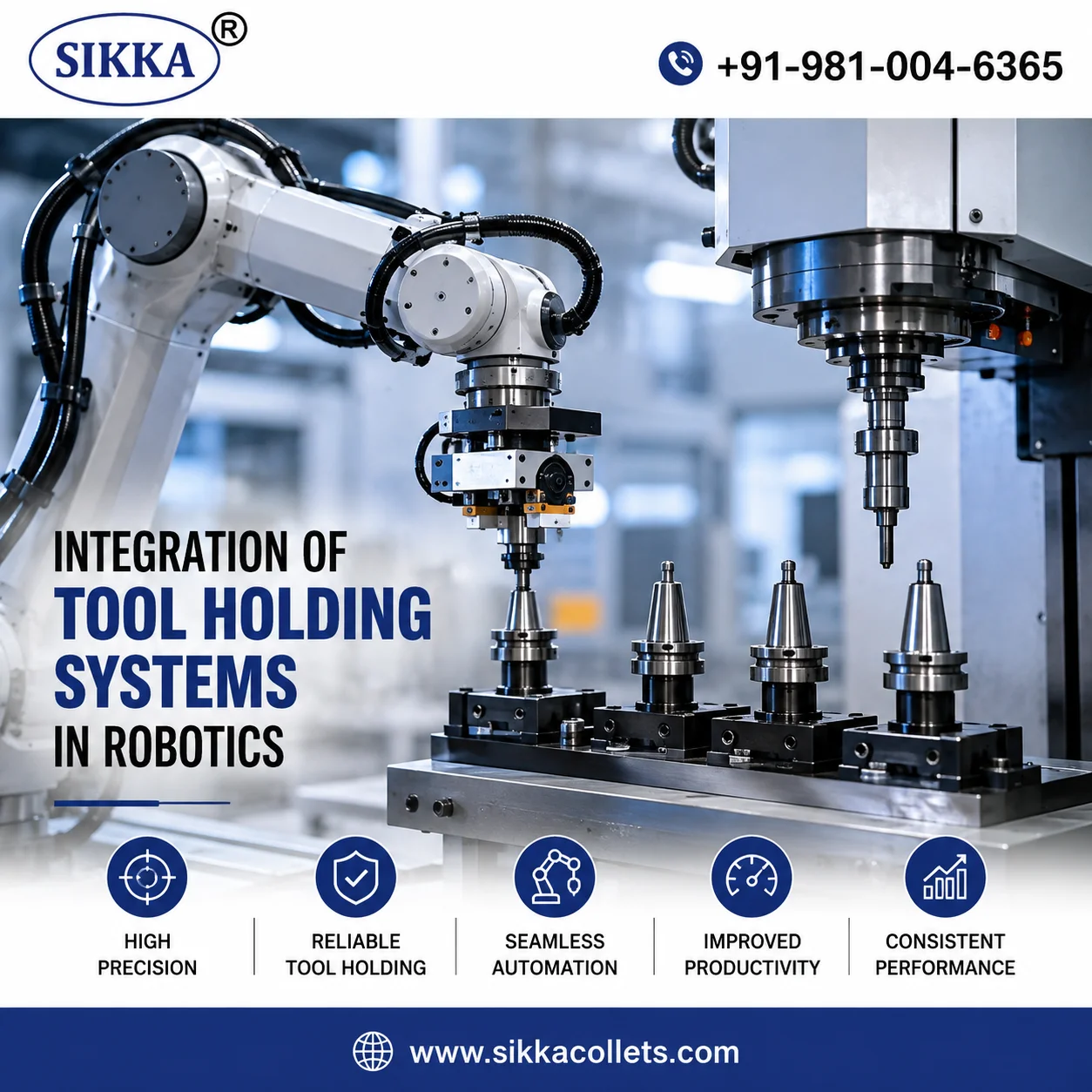 Integration of Tool Holding Systems in Robotics